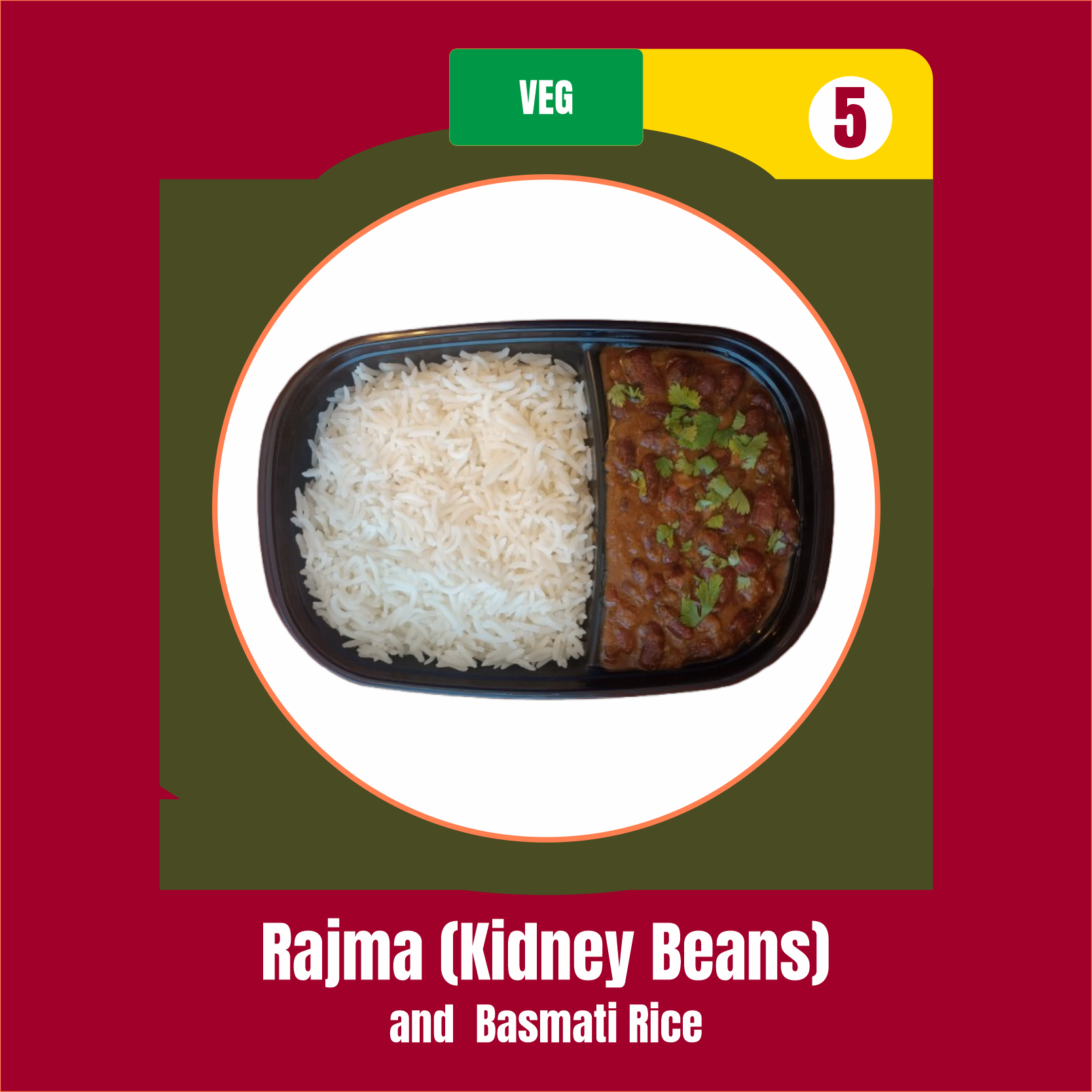 Rajma (Kidney Beans) and  Basmati Rice